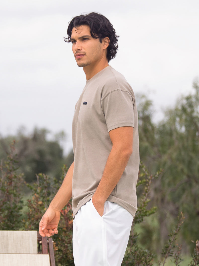 Elliot Relaxed T-Shirt - Light Brown