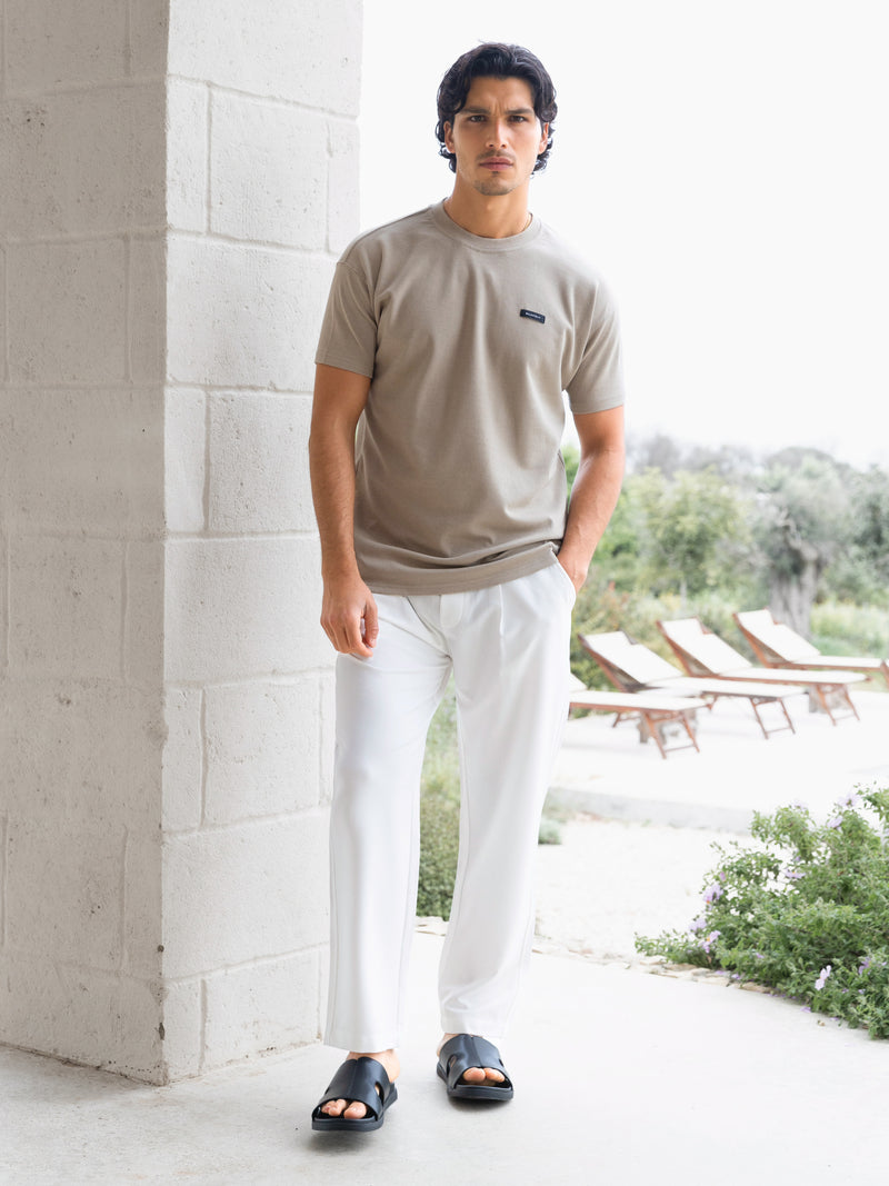 Elliot Relaxed T-Shirt - Light Brown