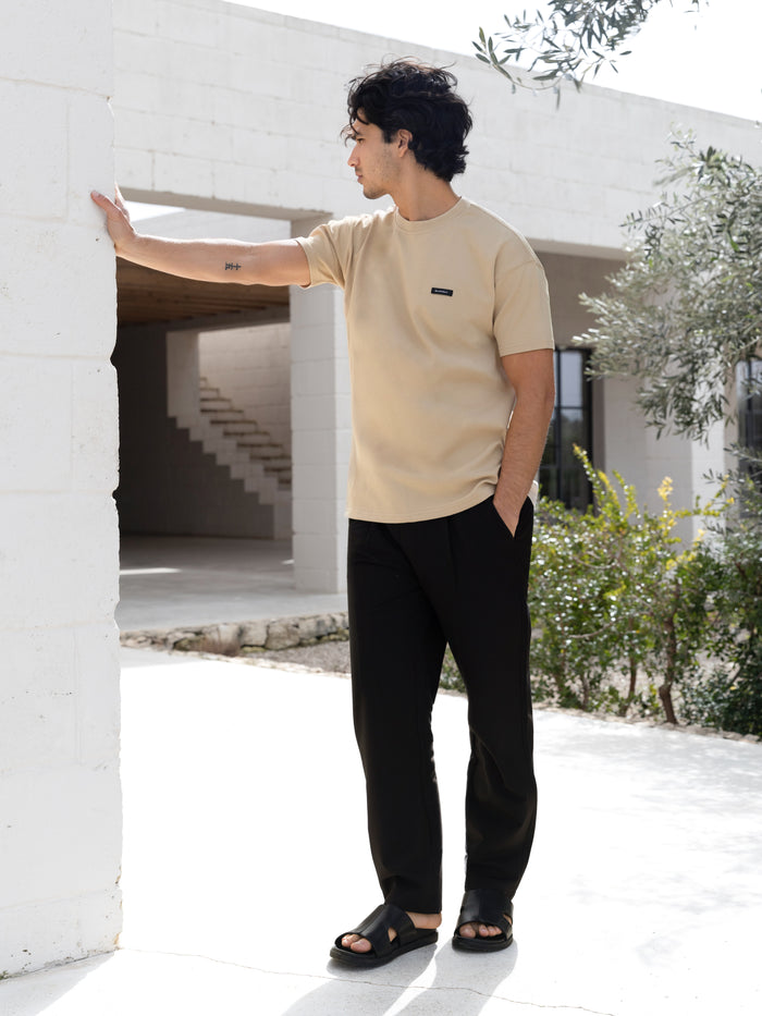 Elliot Relaxed T-Shirt - Beige