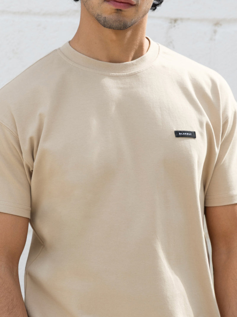 Elliot Relaxed T-Shirt - Beige