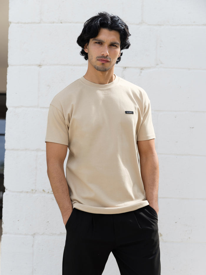 Elliot Relaxed T-Shirt - Beige