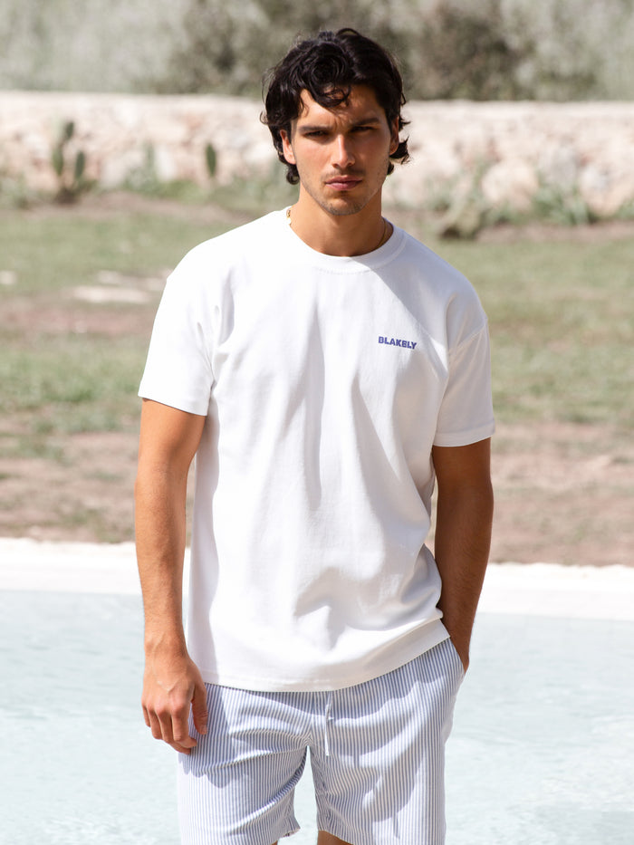 Tomato Print Relaxed T-Shirt - White