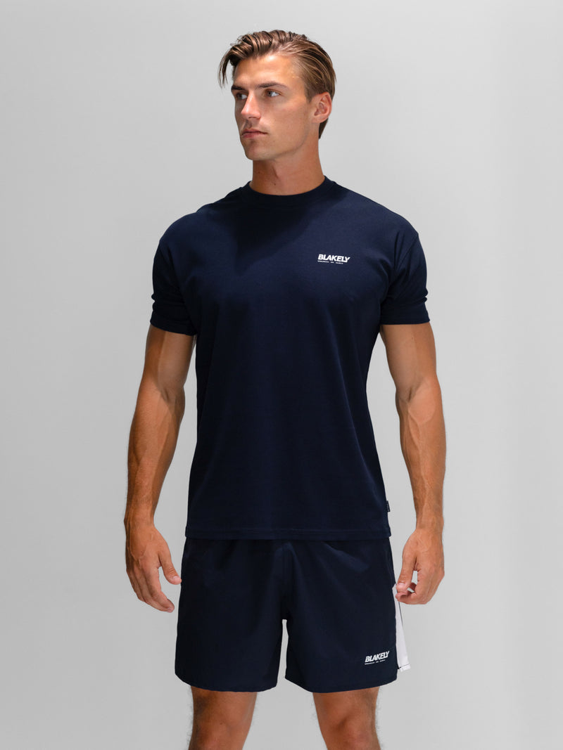 Apex Active Linear T-Shirt - Midnight Navy
