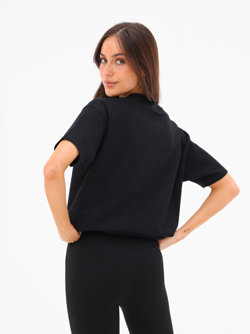 Olivia Oversized T-Shirt - Black