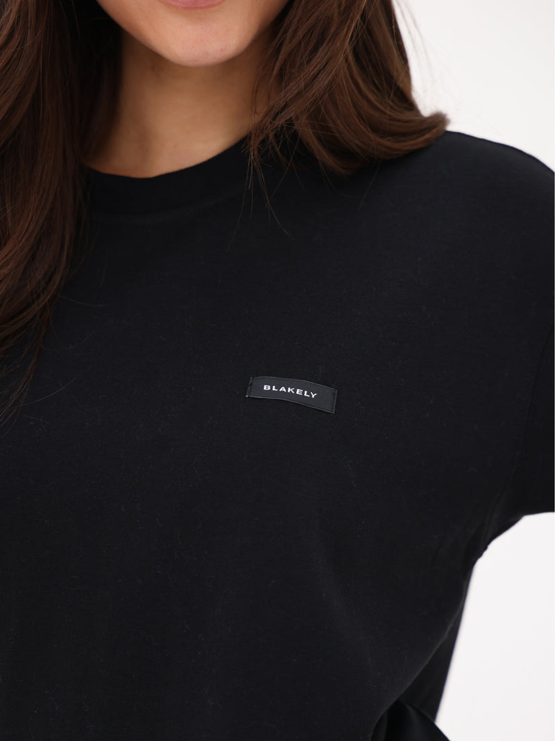 Olivia Oversized T-Shirt - Black