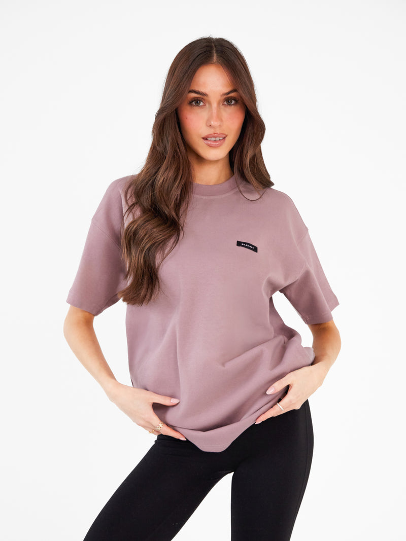 Olivia Oversized T-Shirt - Dusty Pink