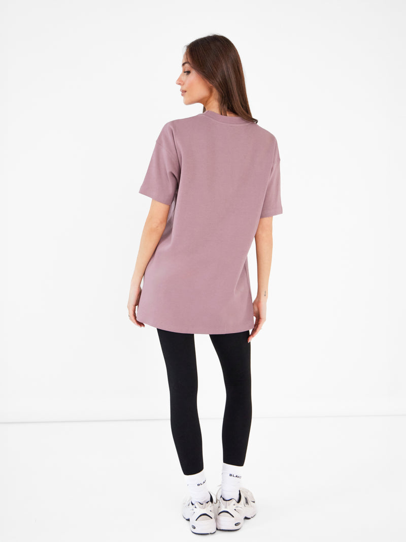 Olivia Oversized T-Shirt - Dusty Pink