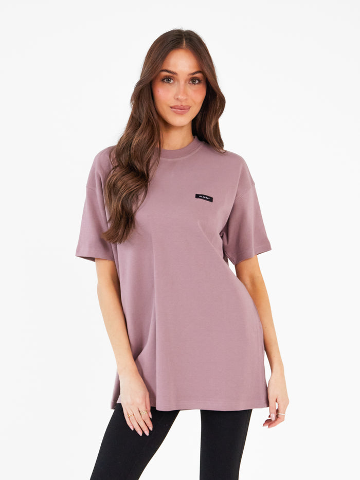 Olivia Oversized T-Shirt - Dusty Pink