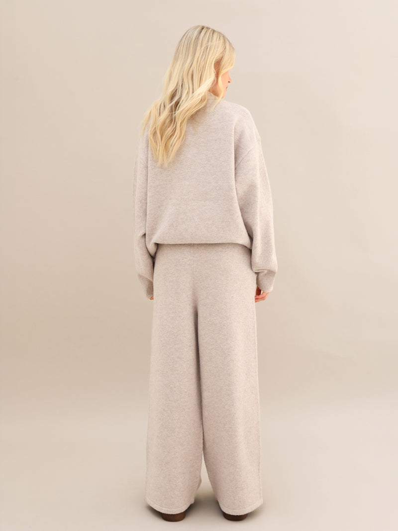 Oversized Knitted Jumper - Toasted Taupe