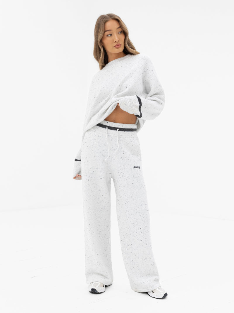 Margot Oversized Knitted Jumper - Cloud Grey