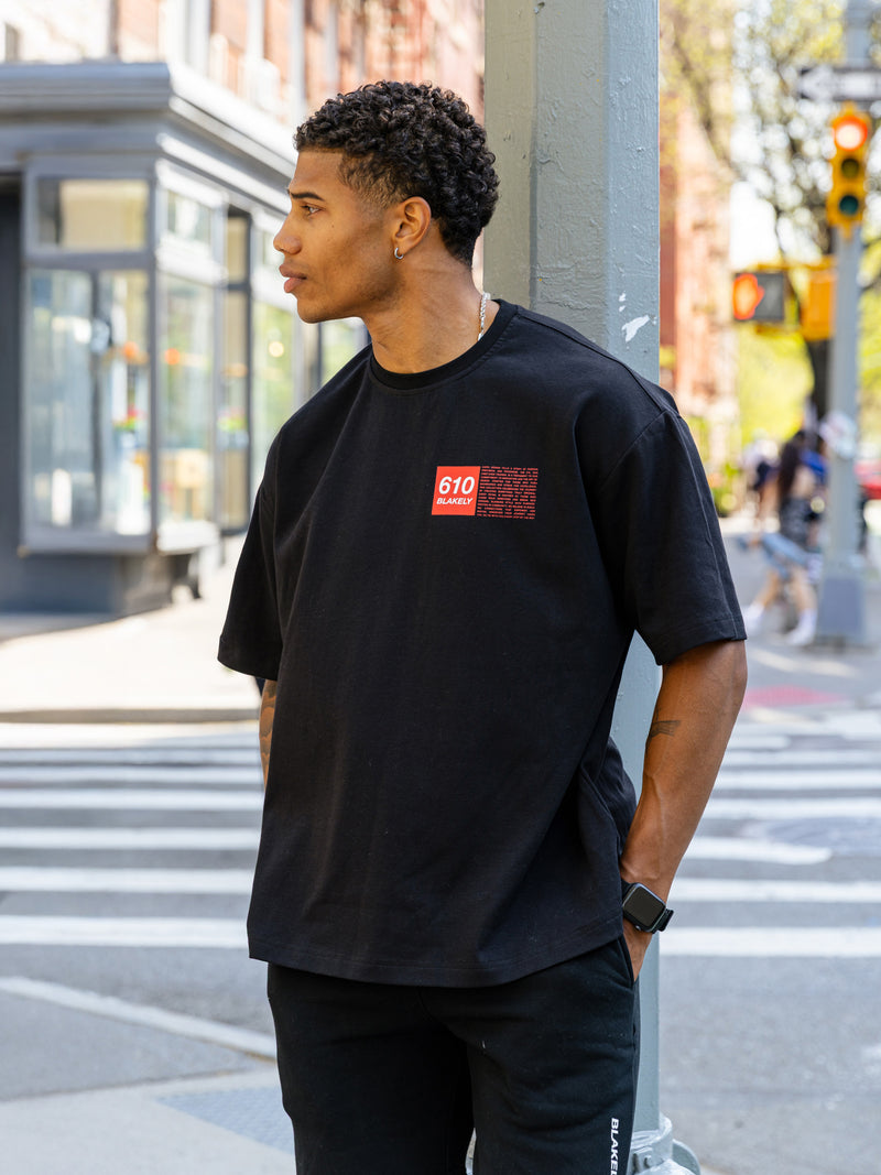 Tribeca 610 Unfitted T-Shirt - Black