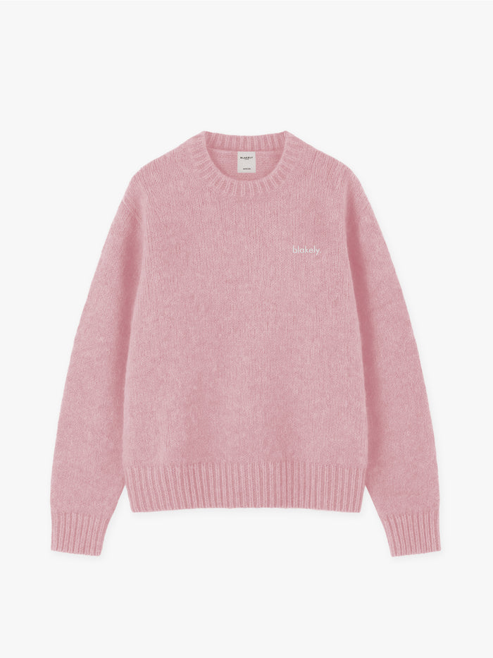 Mason Relaxed Knitted Jumper - Pink