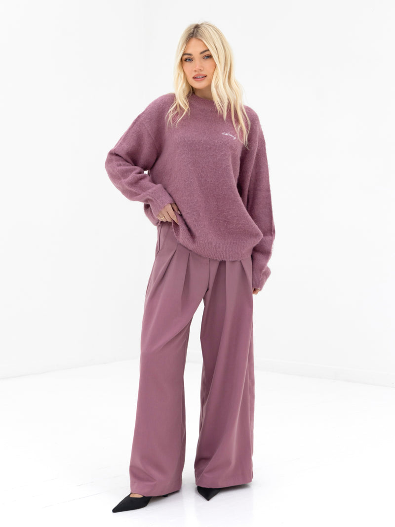 Mindy Knitted Jumper - Dusty Rose