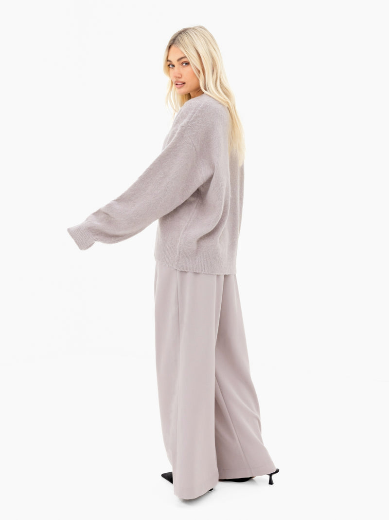 Mindy Knitted Jumper - Pebble