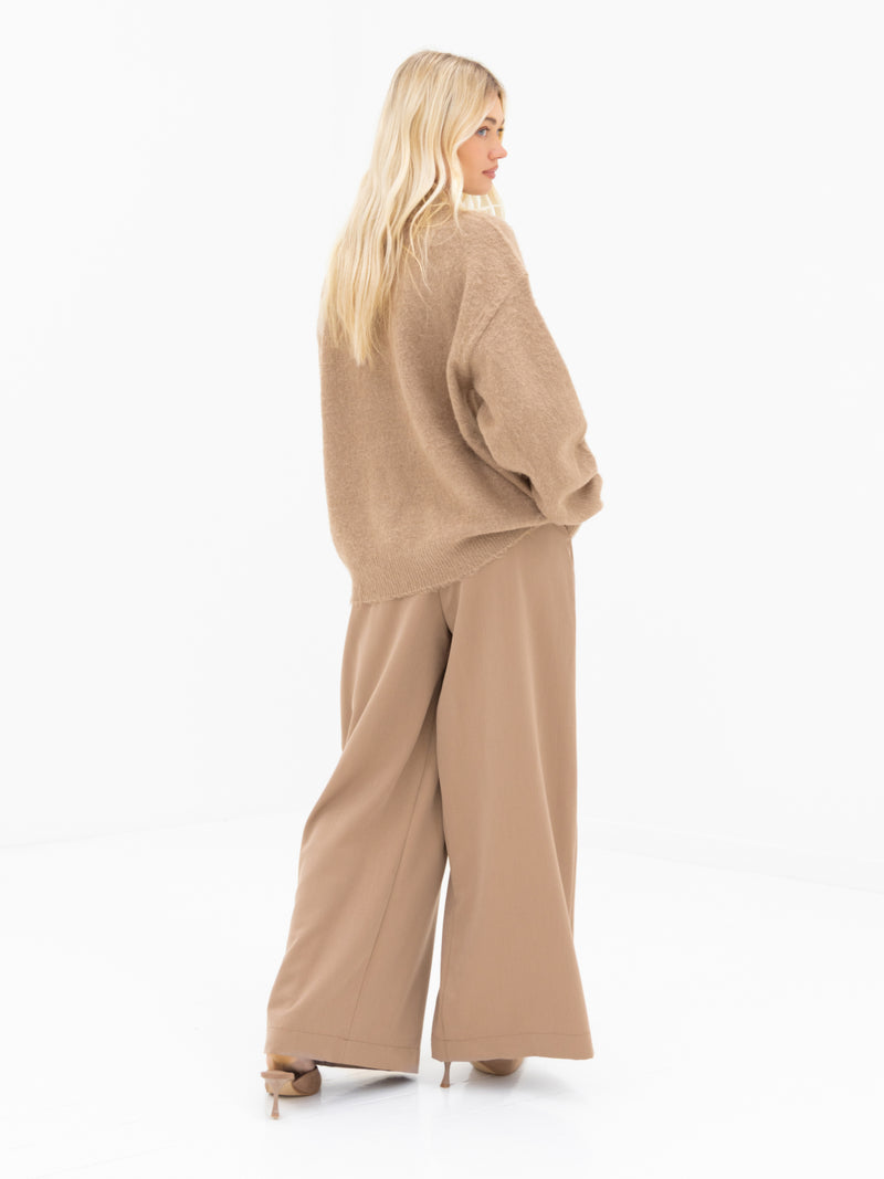 Mindy Knitted Jumper - Tan