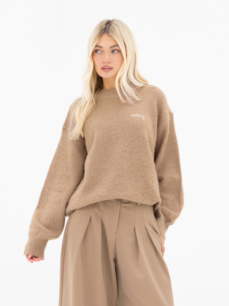 Mindy Knitted Jumper - Tan