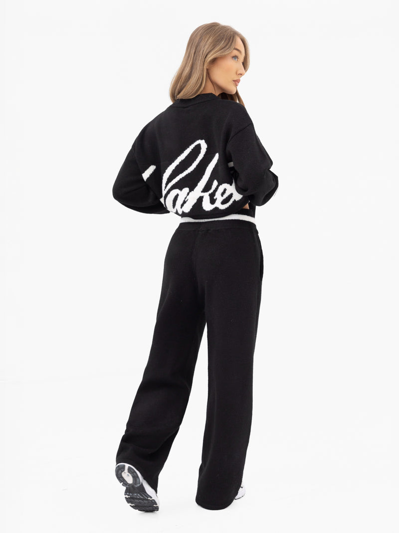 Margot Oversized Knitted Jumper - Black