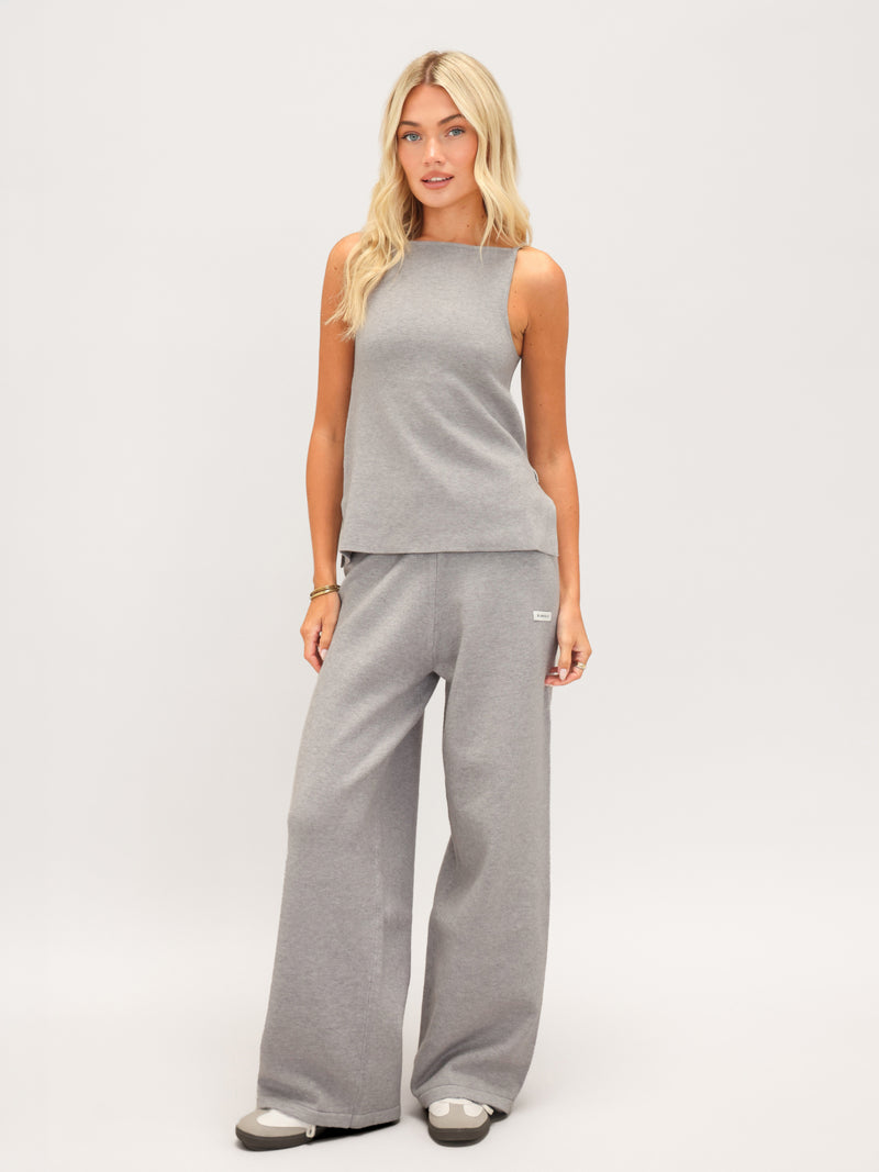 Layla Knitted Vest - Grey