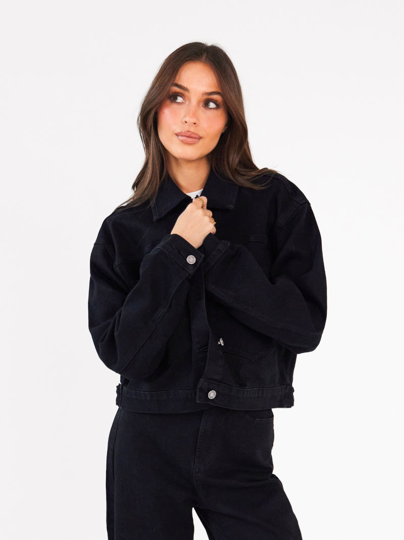Blakely Denim Jacket - Black
