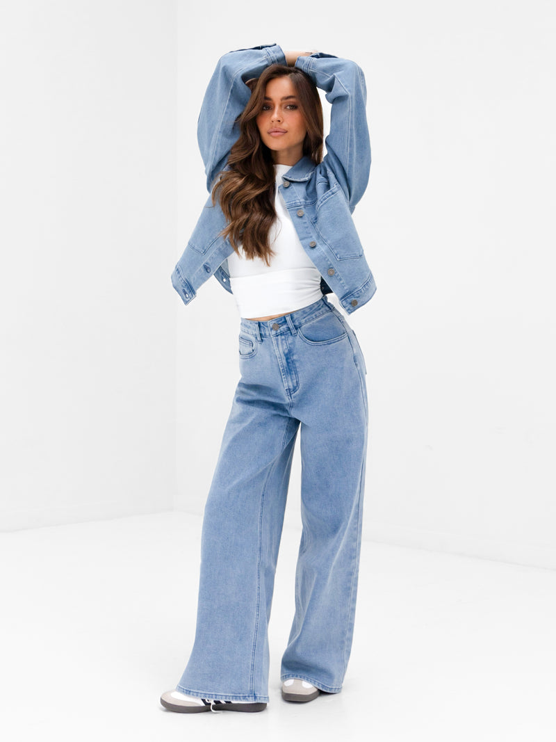 Blakely Denim Jacket - Light Blue