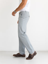 Relaxed Stretch Chinos - Light Grey