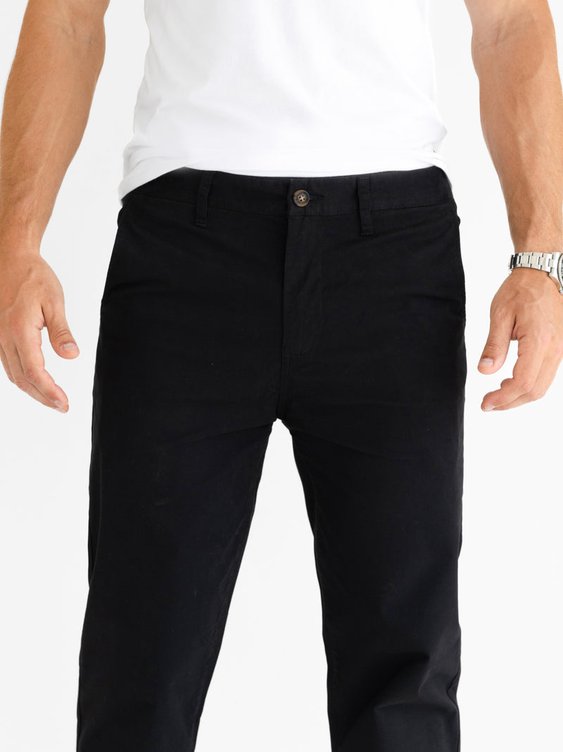 Stretch Chinos - Black