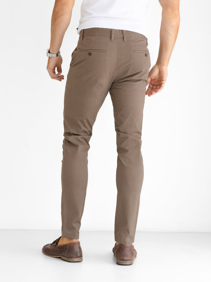 Stretch Chinos - Brown