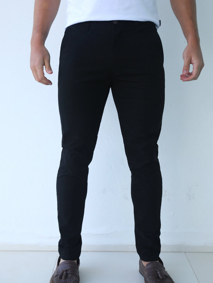 Stretch Chinos - Black