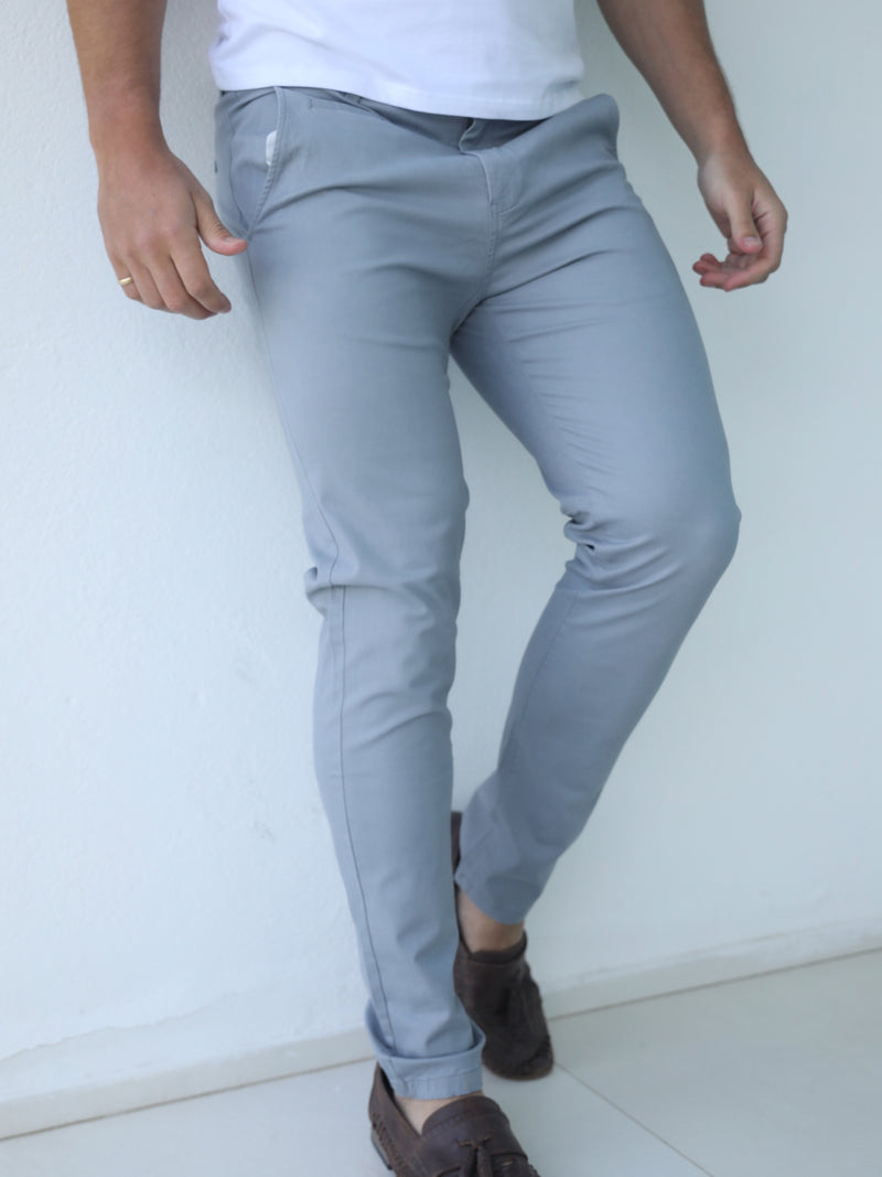 Stretch Chinos - Grey