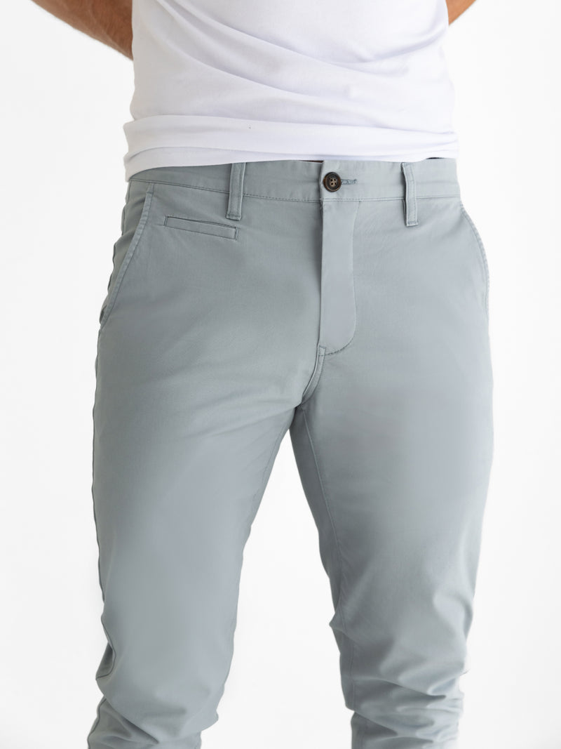 Stretch Chinos - Light Grey