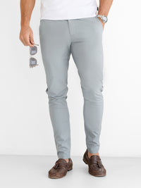 Stretch Chinos - Light Grey