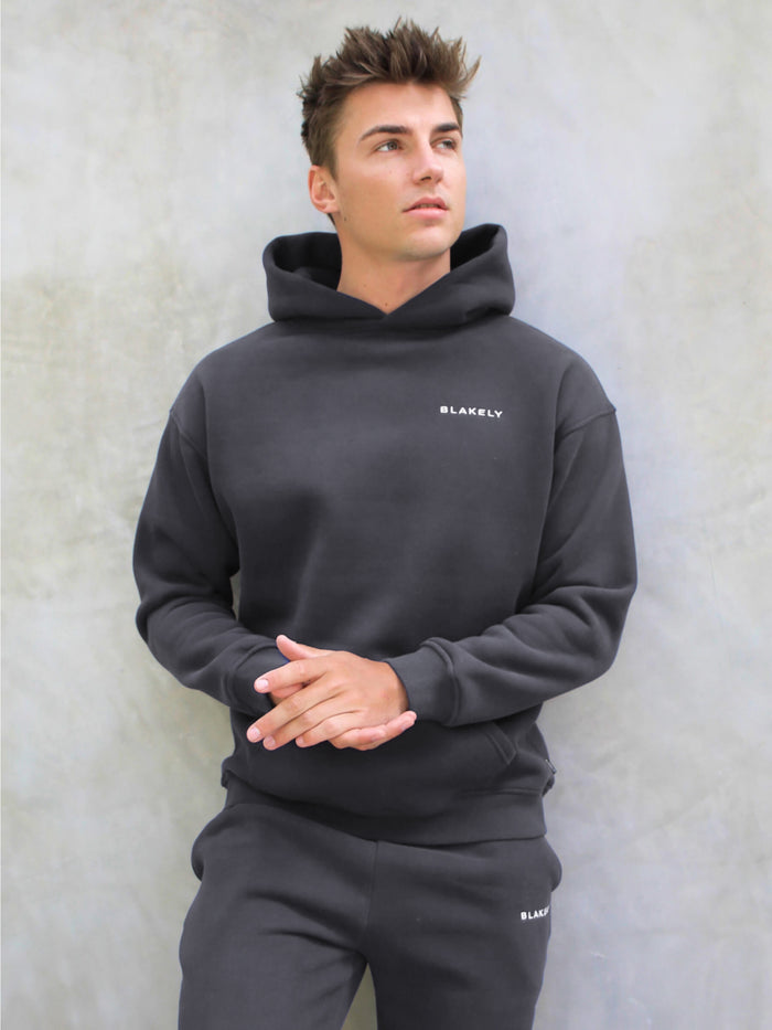 Series Relaxed Hoodie - Charcoal