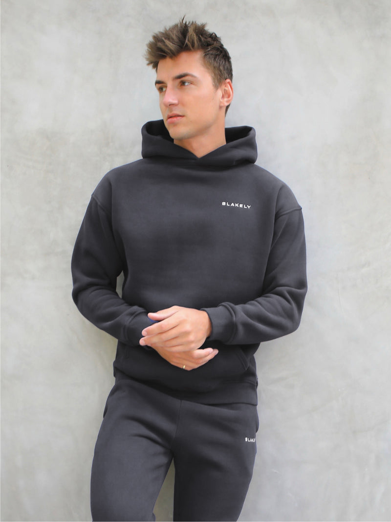 Series Relaxed Hoodie - Charcoal