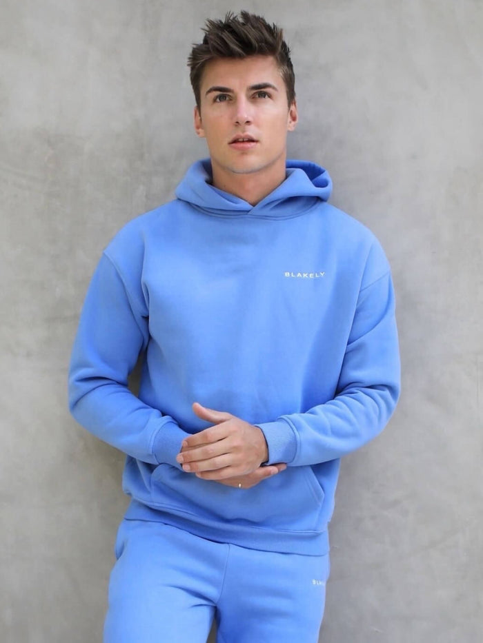 Series Relaxed Hoodie - Light Blue