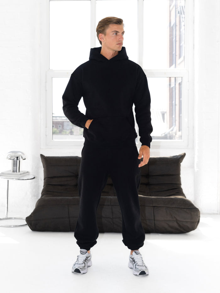 Blakely Basic Regular Fit Hoodie - Black