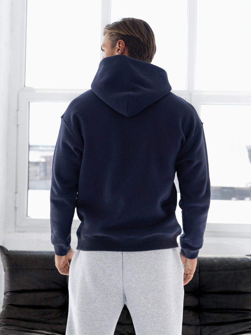 Blakely Basic Regular Fit Hoodie - True Navy