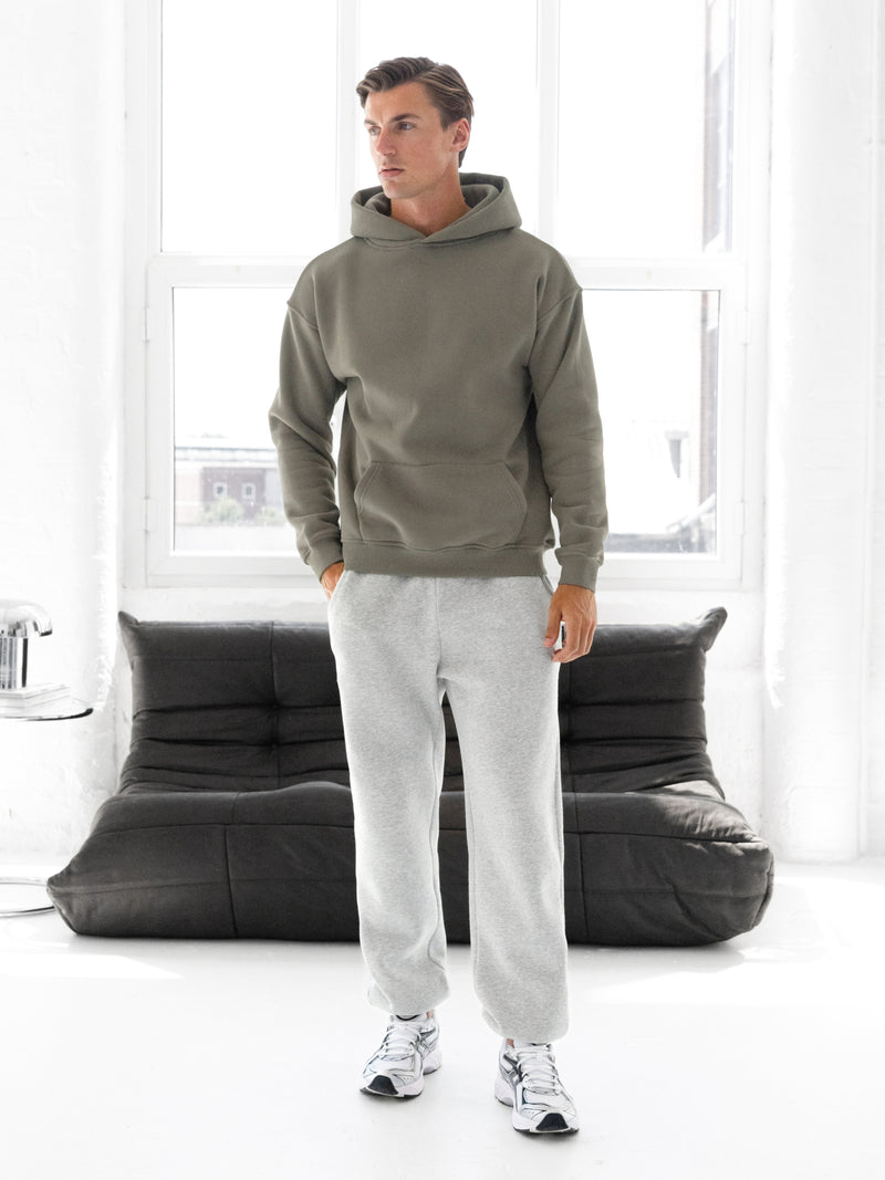 Blakely Basic Regular Fit Hoodie - Safari Green