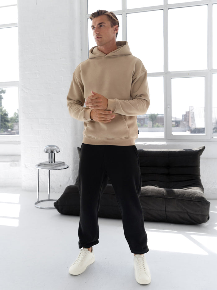 Blakely Basic Regular Fit Hoodie - Light Tan