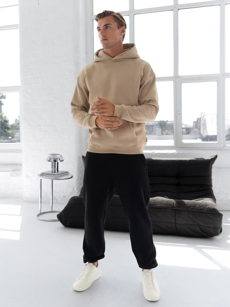 Blakely Basic Regular Fit Hoodie - Light Tan