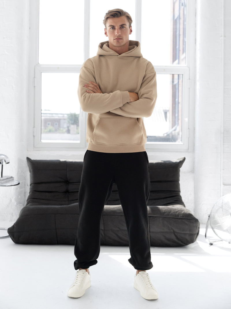 Blakely Basic Regular Fit Hoodie - Light Tan