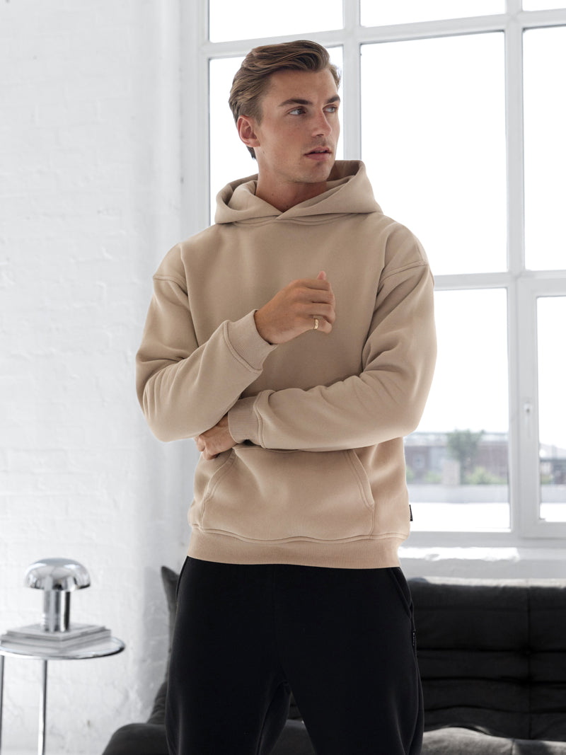 Blakely Basic Regular Fit Hoodie - Light Tan