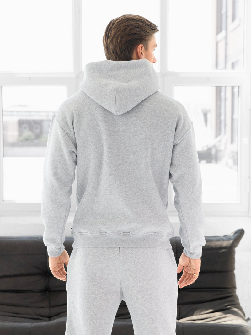 Blakely Basic Regular Fit Hoodie - Marl Grey