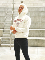 Varsity Relaxed Hoodie - Off White
