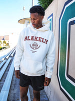 Varsity Relaxed Hoodie - Off White