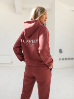 Signature Womens Relaxed Hoodie - Deep Berry