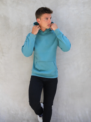 LAX Relaxed Hoodie - Turquoise