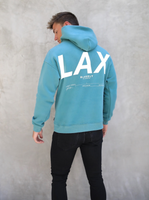 LAX Relaxed Hoodie - Turquoise