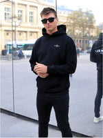 Noir II Relaxed Hoodie - Black