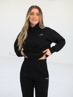 Noir II Women's Relaxed Hoodie - Black