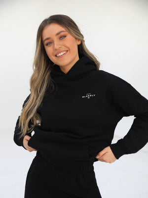 Noir II Women's Relaxed Hoodie - Black